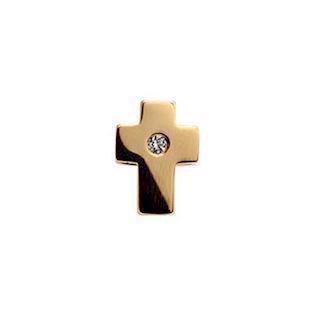 Christina Collect Topaz Cross gold ring 